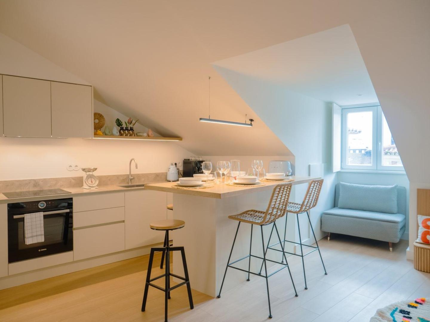 Lejlighed Chic 1br Duplex W/ac Santa Catarina | By Airnest Lisboa